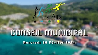 Conseil Municipal de Deshaies - Mercredi 28 Février 2024