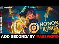 How to Add Secondary Password in Honor of Kings (2026)?