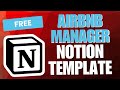Airbnb Manager Ultimate Notion Template | AnthonyToday