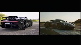 Bugatti Chiron Super Sport vs Koenigsegg Jesko Absolut 0-250 MPH Acceleration Comparison New Record