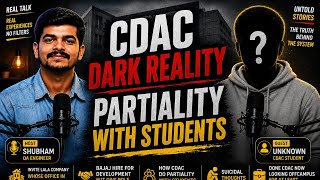 CDAC Dark Reality 😳 | Partiality With Students Exposed 🚨 | Placement Sell Doing Wrong❌