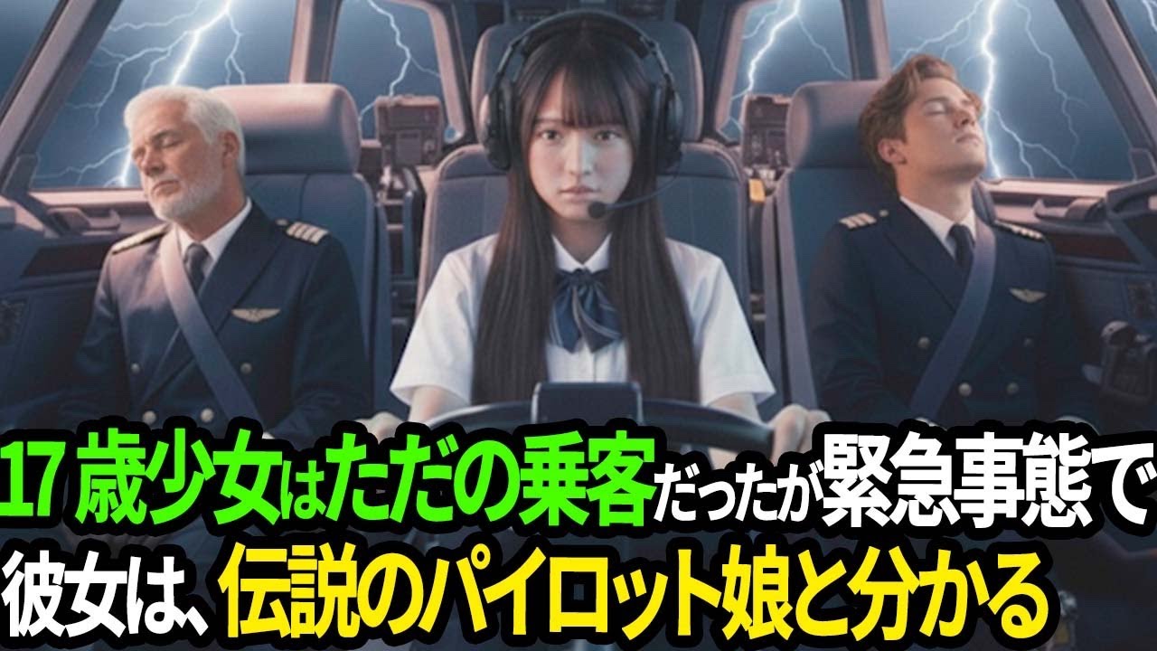 17歳の日本人少女はただの乗客も、飛行機墜落時に操縦痕を握り、乗客300名の命を救った...