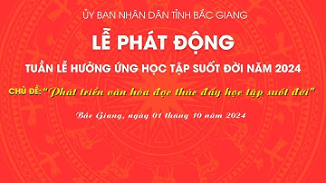 HƯỞNG ỨNG TUẦN LỄ HỌC TẬP SUỐT ĐỜI 2024