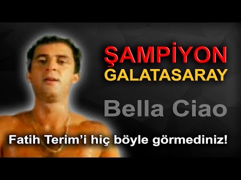 FATİH TERİMİ HİÇ BÖYLE GÖRMEDİNİZ! galatasaray şampiyonluk klibi 2018 | BELLA CİAO MARŞI