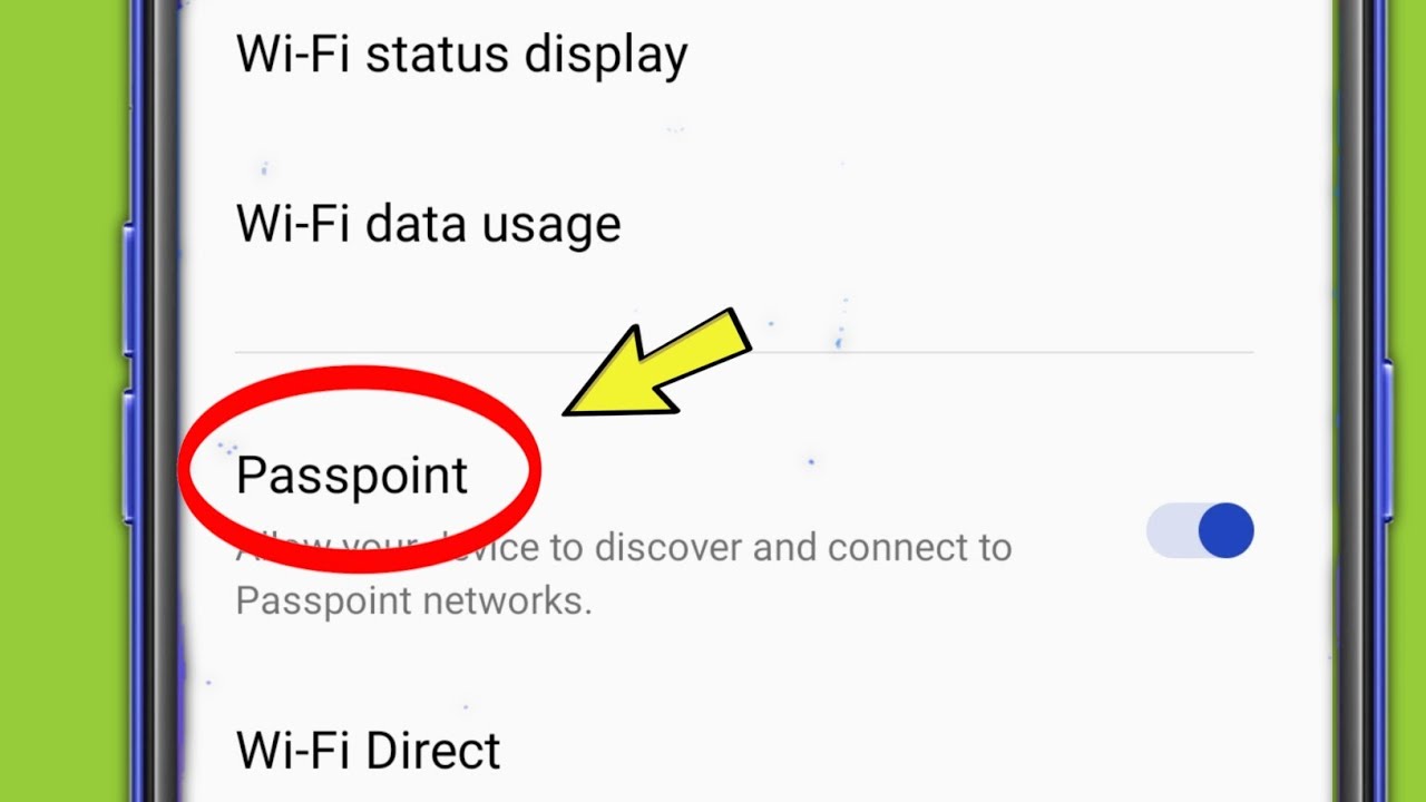How to Turn On Passpoint What is Passpoint in Oneplus Wifi