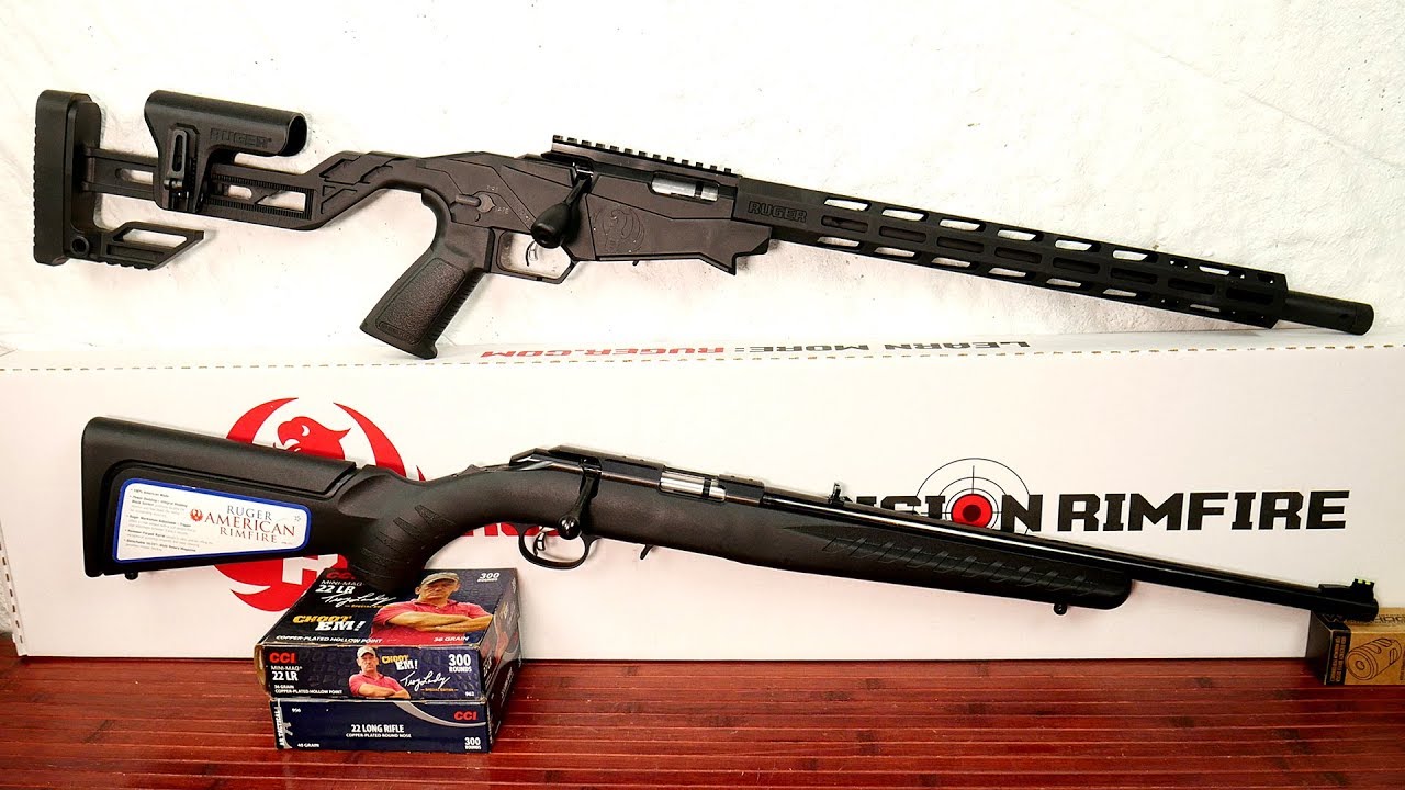 Ruger Precision Rimfire vs American Rimfire - YouTube