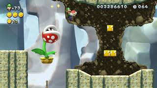 New Super Luigi U Rock-Candy Mines 5 Rising Piranhas Secret Exit