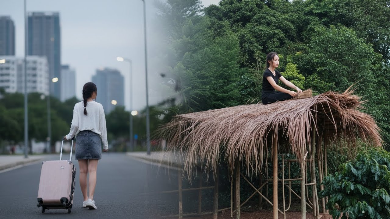 От жизни CEO к off-grid жизни – Строительство дома, сбор тыквы и деревенский рынок | Vang Mai