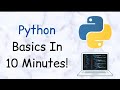Python basics in 10 minutes