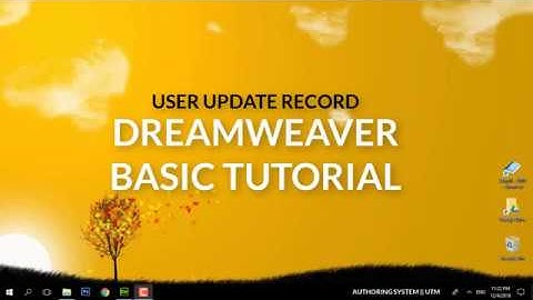 User Update Record - Dreamweaver php