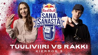 Kierros 3: Tuuliviiri vs Rakki | Red Bull Sana Sanasta