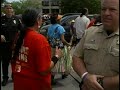 Vern Traversie protest march