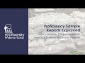 AASHTO re:university Webinar Series: Proficiency Sample Reports Explained