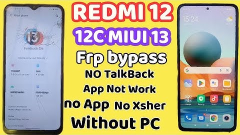 Redmi 12C Frp bypass MIUI 13 without PC / Redmi 12c MIUI 13 frp  bypass/MIUI 13 frp bypass 2024