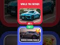 Last question is the hardest! CyberTruck or G-Wagon? #wouldyourather #wyr #trivia #quiz