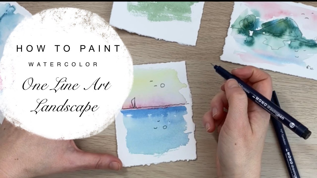 Aquarell Landschaften malen