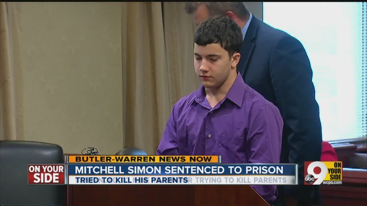 Teen gets 9 years for trying to kill parents - YouTube