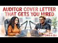 How To Write an Amazing Auditor Cover Letter | 4 Golden Rules | ATS Optimized Template Included