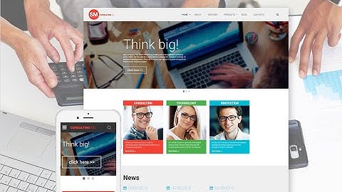 SM Consulting Co Website Template #58718
