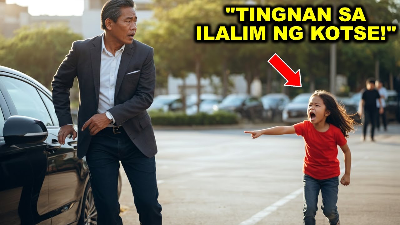 TINGNAN SA ILALIM NG KOTSE — SIGAW NG BATANG WALANG TIRAHAN...MILYONARYO NATIGIL SA NAKITA