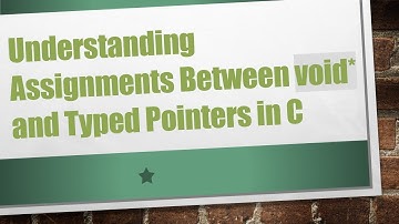Understanding Assignments Between void* and Typed Pointers in C