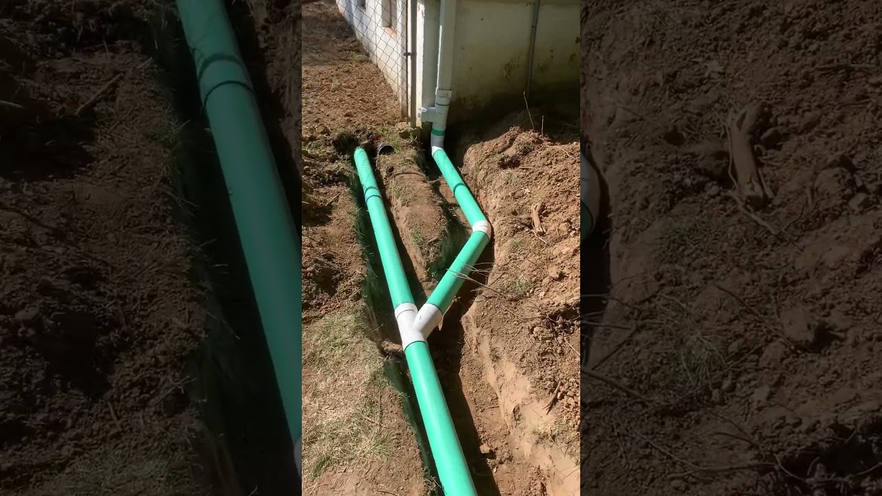 PVC gutter extensions 