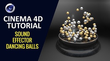 Sound Effector Dancing Balls - Cinema 4D Tutorial