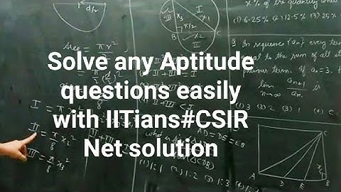 How to solve Aptitude questions 👉Solution of 2018 Dec CSIR NET Physical Science👉Target CSIR NET