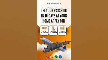 GET YOUR PASSPORT✈️ IN 15 DAYS AT🛫 YOUR HOME🛬 APPLY 🏜#short  #shortvideo