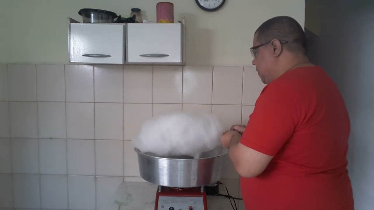 ALGODÃO DOCE GIGANTE (MÁQUINA BRAESI ADB-02)