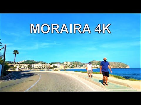 Driving Tour Moraira Teulada (Alicante, Valencia, Spain) 4K Scenic Drive