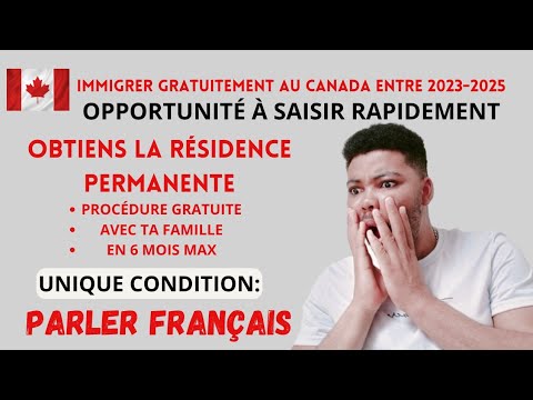 Ready go to ... https://youtu.be/MP4Xuthfeus [ ð¨ð¨ALERTE IMMIGRATION CANADA 2023 : NOUVEAU PROGRAMME D'IMMIGRATION GRATUIT ET FACILE]