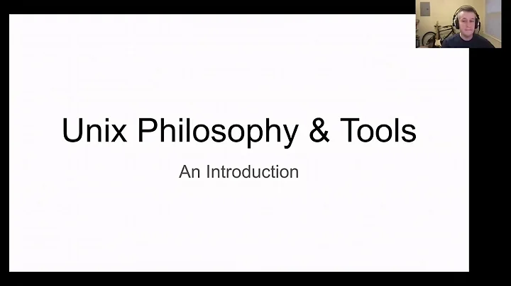 Remote Tech Talk at the Guild: Unix Philosophy & Tools