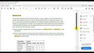 DBMS Questions set 44 | 1st Year | Semester  | Java Institute | Yogya Darshani