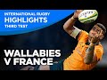 Wallabies v France - Third Test | Highlights | 2021