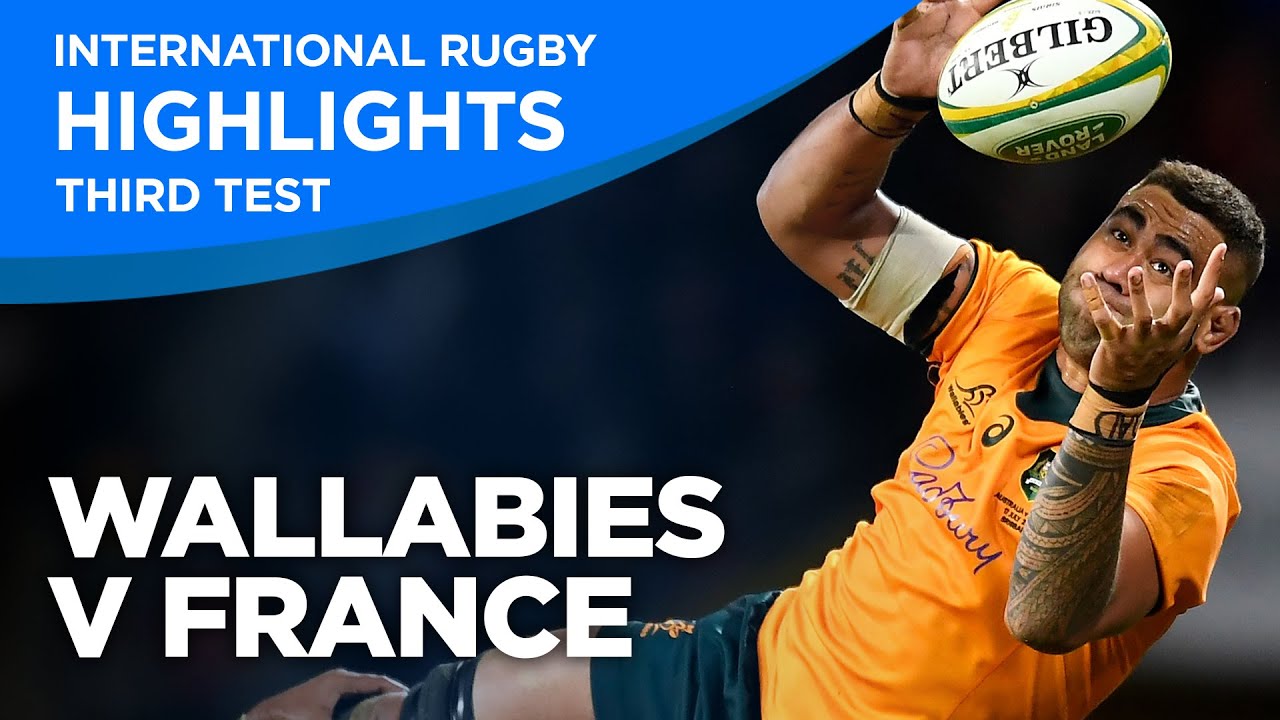 Wallabies v France - Third Test Highlights 2021