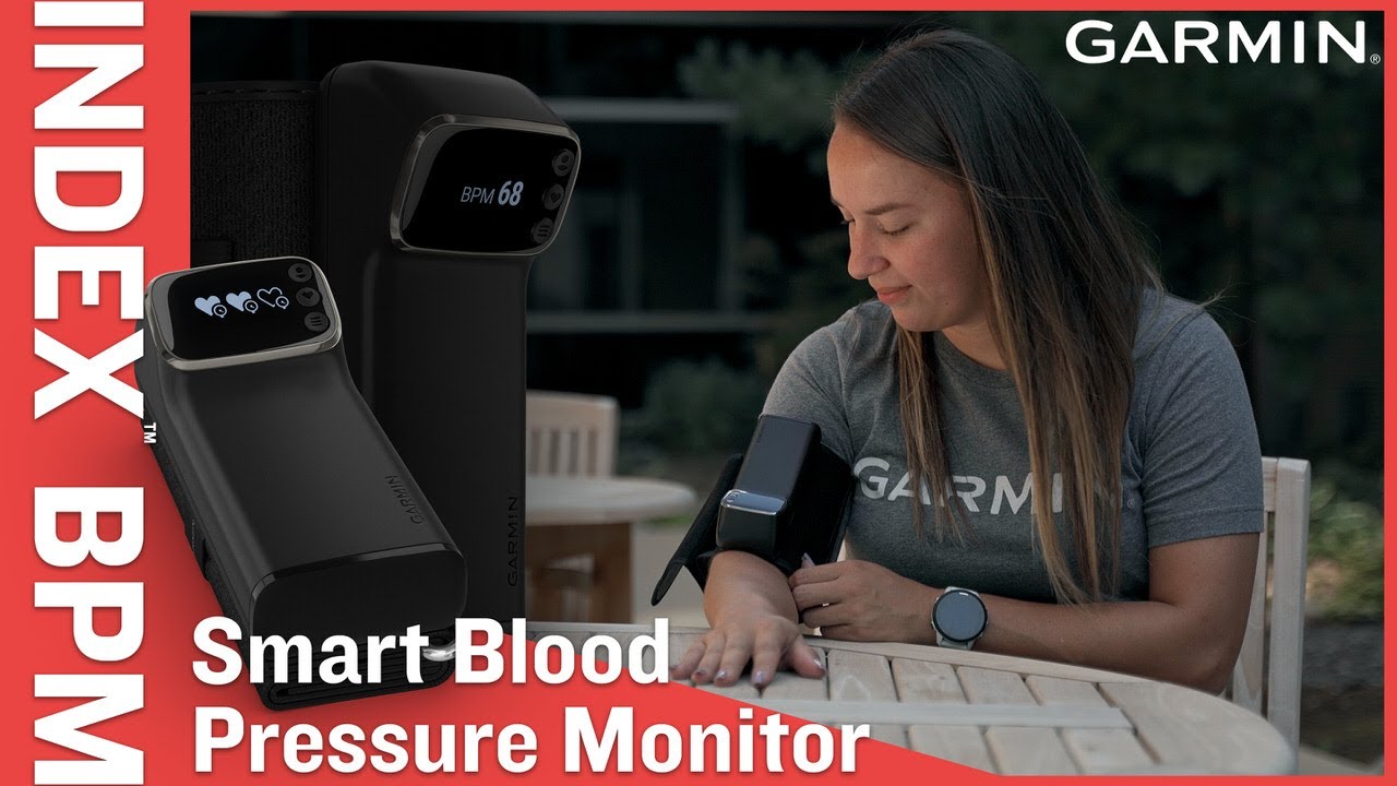 Garmin Index BPM, Smart Blood Pressure Monitor, FDA-Cleared Medical Device,  Easy-to-Use with Built-in Display