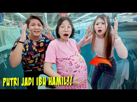 TANTANGAN 24 JAM PUTRI JADI IBU HAMIL PART 2!! PENUH DRAMA NGIDAMNYA ANEH-ANEH!!