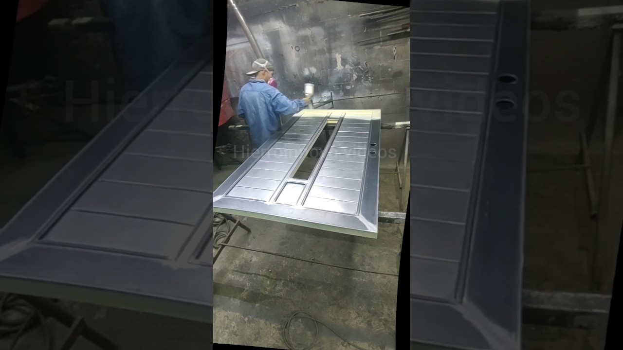 Segunda parte fabricación en puerta metalica 