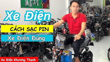 Cách sạc xe điện đúng cách – Giữ pin bền nhiều năm | Dương Xe Lâm Đồng | Xe Điện Khương Thanh Lâm Hà