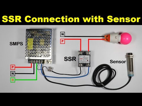 SSR Connection With Sensor | What Is Solid State Relay In Hindi |