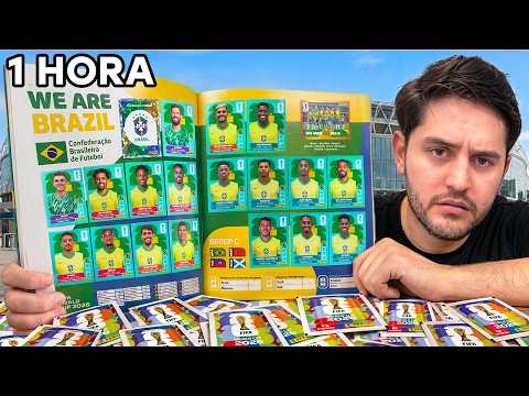 COMPLETEI O ÁLBUM DA COPA 2026 EM 1 HORA!