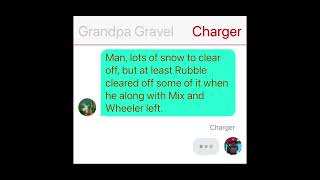 Rubble & Crew Textingstories S1 Ep4 From Snowy Barkyard To Snowy Town