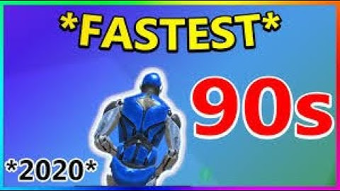 How to do the FASTEST 90s in 1v1.lol