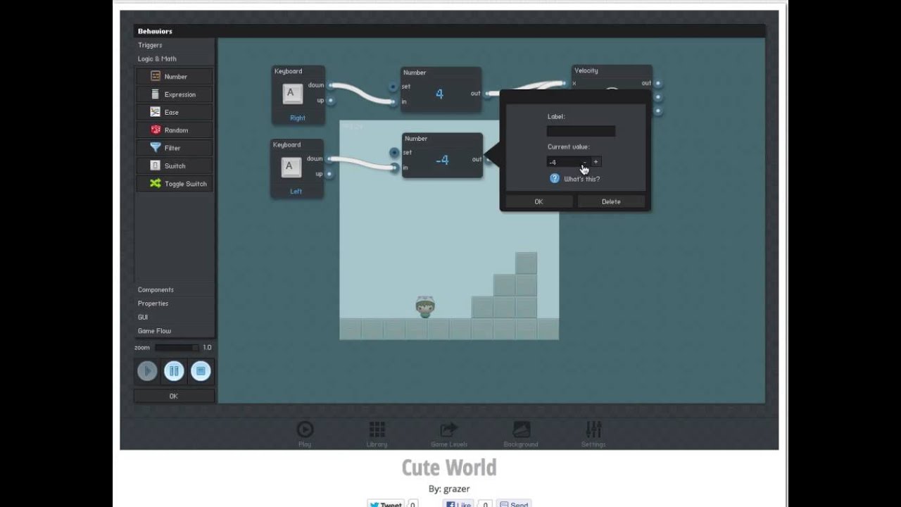 Flowlab Game Creator - Make games online