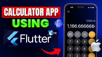 Calculator App Using Flutter | Flutter Tutorial For Beginners in Hindi