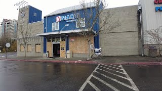 Walking around H Mart Bellevue