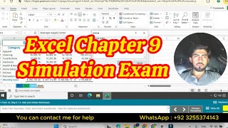Excel Chapter 9 Simulation Exam | Excel Chapter 9 Hands-on Exercise 2 Simulation Exam