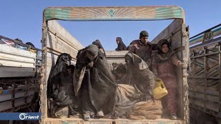صور صادمة لنازحي دير الزور بعد أن ساروا على أقدامهم في الصحراء أربعة أيام بلياليها - سوريا