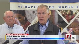 Sen. Tillis says jobless benefits could be extended as COVID-19 pandemic continues